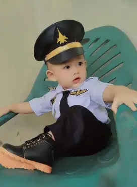 Baju pilot bayi 6-24 bulan