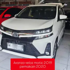 AVANZA VELOZ MATIC 2019 PAKAI 2020