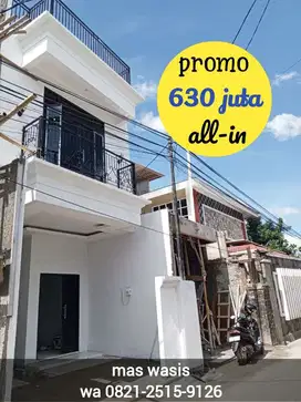 Dijual Harga Promo Rumah 2-lantai Minimalis Jagakarsa Jakarta Selatan