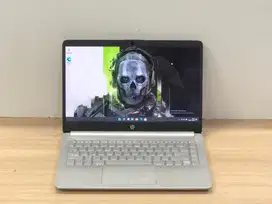 laptop hp 14s dk0073au/amd a4-9125/ram 4gb/harddisk 1000gb/key backlit