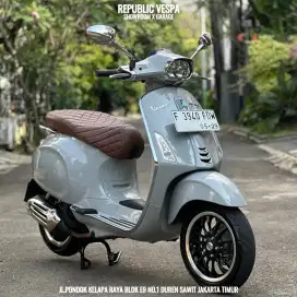 JUAL CEPAR VESPA SPRINT 150 IGET ABS LED TH 2019 PERFECT CONDITION