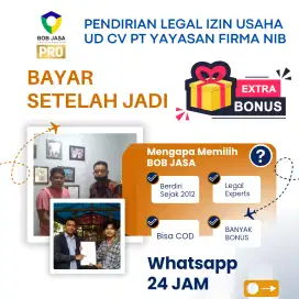 Jasa Pendirian Pengurusan Bikin CV Murah Bayar Setelah Jadi COD Malang