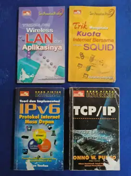 Jual bundle buku Linux, Mailserver, WinServer, Networking & Security