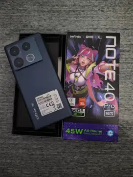 Infinix Note 40 Pro 12/256 5G Mulus Fullset Murah