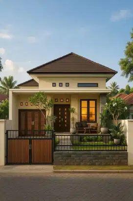 Rumah di pinggir jalan raya depok , harga lagi promo