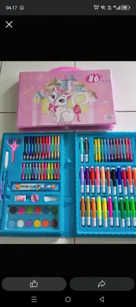 Crayon set isi 86pcs