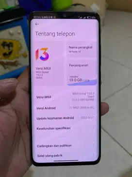 xiaomi note 10 layar lengkung