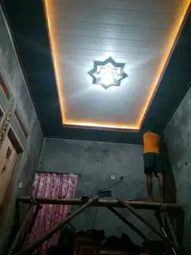 Plafon gypsum dan pvc