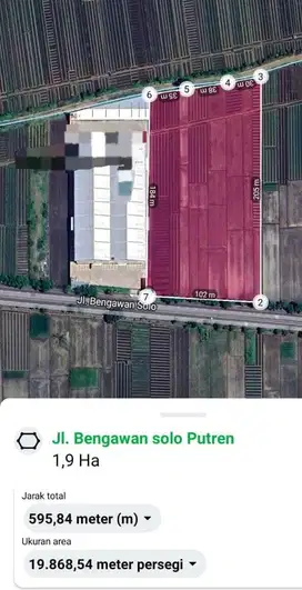 DIJUAL TANAH INDUSTRI 0 JALAN BYPASS NGANJUK