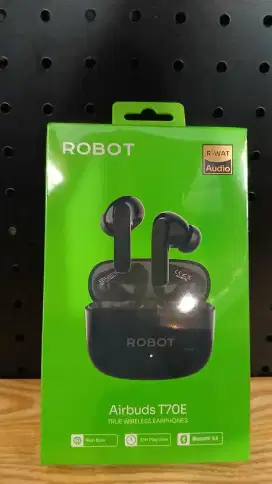 ROBOT TWS Earphone Airbuds T70E Deep Bass Bluetooth 5.4 Original
