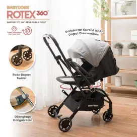 Jual Cepat Stroller Babydoes Rotex 360