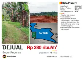 Dijual Kavling Siap bangun Area Perumahan Murah  di Ciseeng Bogor