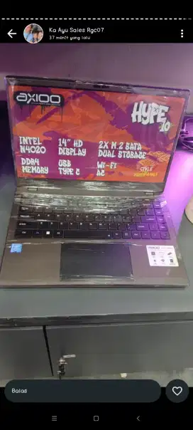 AXIOO HYPE 10 N4020