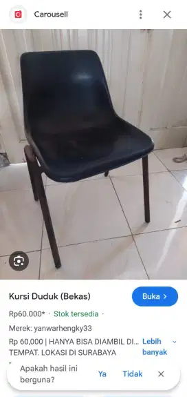 Kursi plastik kursi kantor
