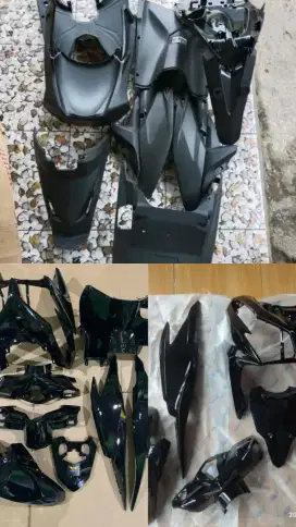 full body kasar halus set HONDA vario old kzr hitam polos
