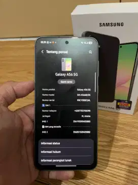 Jual samsung Galaxy A56 5G 12/256GB Graphite Garansi Sein aktif