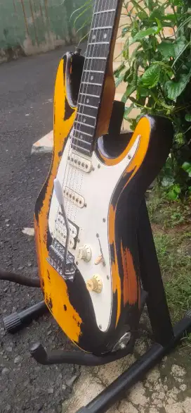 Guitar stratocaster ibanez original korea