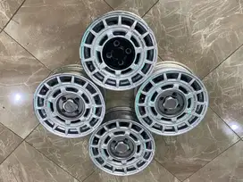 Velg murah seken ring 14 lubang 4x100 4x114 racing standar calya agya