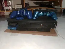 Jual PS 2 Hardisk fullgames + 2 stik