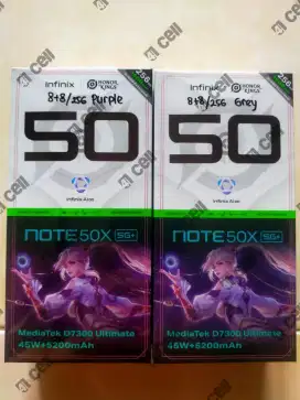 Infinix note 50x 5G ram 8+8/256 100% baru Termurah