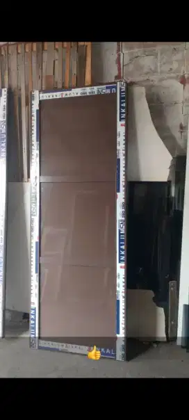 Jual kusen pintu satu dan pintu dua dari bahan aluminium dan kayu