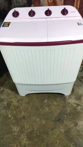 Mesin cuci 2tabung polytron kapasitas 7,5kg Normal semua