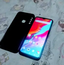 Jual infinix hot 8.Ram4/64, kelengkapan hp plus charger