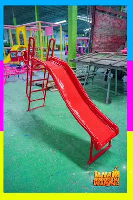 Perosotoan Rangka Besi Perosotan Taman Playground Outdoor Tinggi 1,8 m
