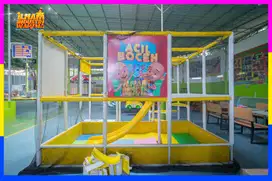 Playground Indoor Ukuran 4 x 4 m bisa custom warna