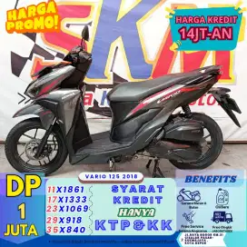 Proses 1hari cukup KTP dan KK kredit vario 125 2018 bekas rasa baru