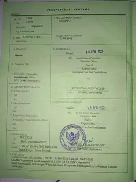 Dijual tanah dekat jl wates km 10 pertamina rewulu