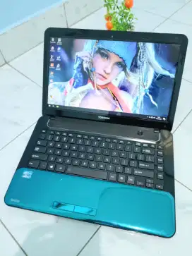 Laptop Toshiba CORE i3 editing game ram 6gb sperti baru