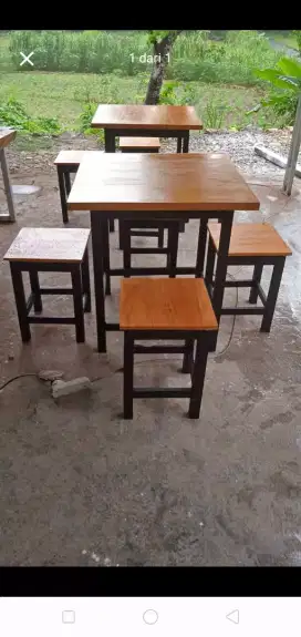 Meja kursi minimalis caffe,kerajinan,macam-macam rak