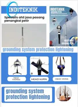 Spesialis ahli jasa pasang penangkal petir dan grounding mesin