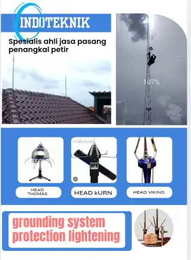 Spesialis pasang penangkal petir dan grounding mesin
