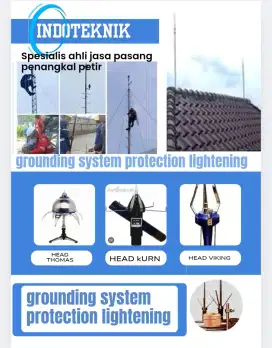 Spesialis pasang penangkal petir dan grounding mesin