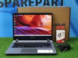 JUAL CEPAT LAPTOP ASUS A407MA N4000 RAM 4 GB SSD FULLSET