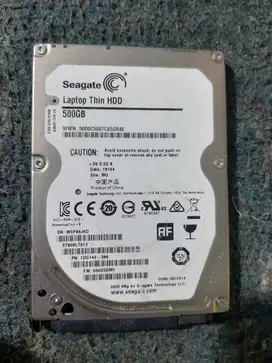 hardisk hdd laptop 500gb sata hlty 92% seagaeat