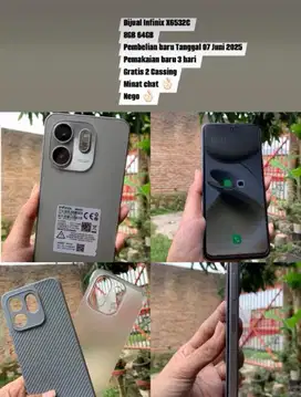 Dijual hp infinix pemakaian hanya 3 hari