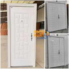 Pintu Baja Harga Terjangkau Full Set Siap Pasang