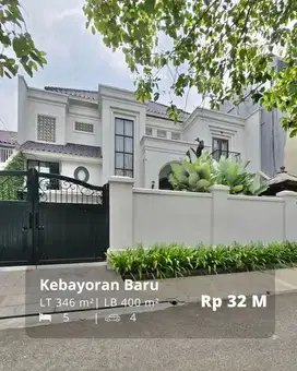 Kebayoran Baru rumah mewah siap huni