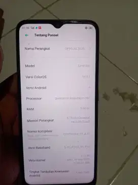 Di jual BU cepat hp Oppo A5, ram 3/64, mulus,lokasi jakpus