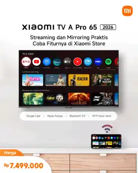 XIAOMI TV ANDROID 65 INCH. CUMA 7JUTAAN!!