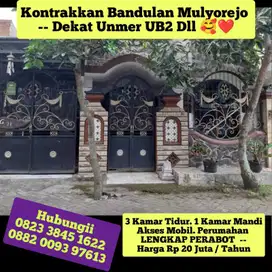 Sewa Rumah Bandulan 3 kamar lengkap perabot