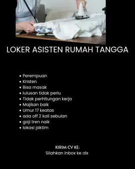 Lowongan Asisten Rumah Tangga