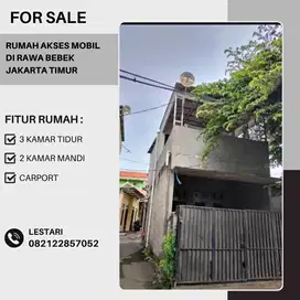 Dijual Cepat Rumah Akses Mobil Di Rawa Bebek Jakarta Timur