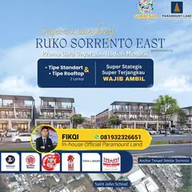 Ruko Sorrento Grande East Gading Serpong Dekat Syaffana