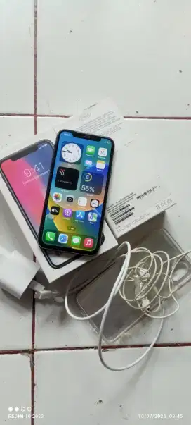 IPHONE X 256GB IBOX PAA FULLSET MULUS