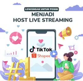 LOKER Lowongan kerja Host Live