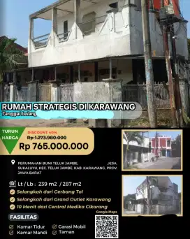 Dijual Rumah Bumi Teluk Jambe Karawang